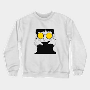 mysterious girl Crewneck Sweatshirt